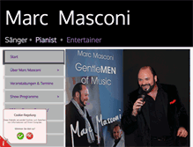 Tablet Screenshot of marc-masconi.com